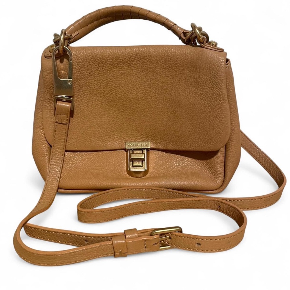 Coccinelle Elegant Tan Leather Handbag